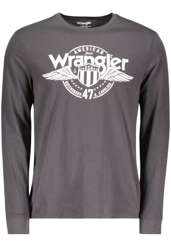 WRANGLER LS AMERICANA TEE MĘSKA KOSZULKA DŁUGI RĘKAW USA FADED BLACK W7JBD3XV6 112144831