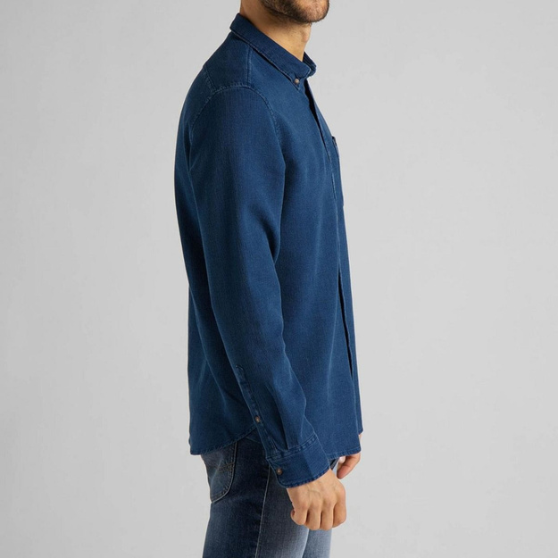 LEE REFINED BUTTON DOWN MĘSKA KOSZULA RELULAR FIT WASHED BLUE L882ZWLR 112123612