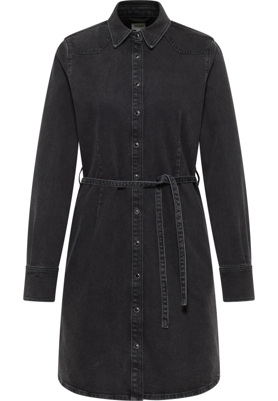 Damska Sukienka Mustang Style Ravenna Dress Denim Black 1016009 4000 801