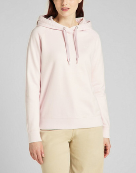 LEE ESSENTIAL HOODIE DAMSKA BLUZA Z KAPTUREM LOGO PALE LILAC L53WTXSU 112140261