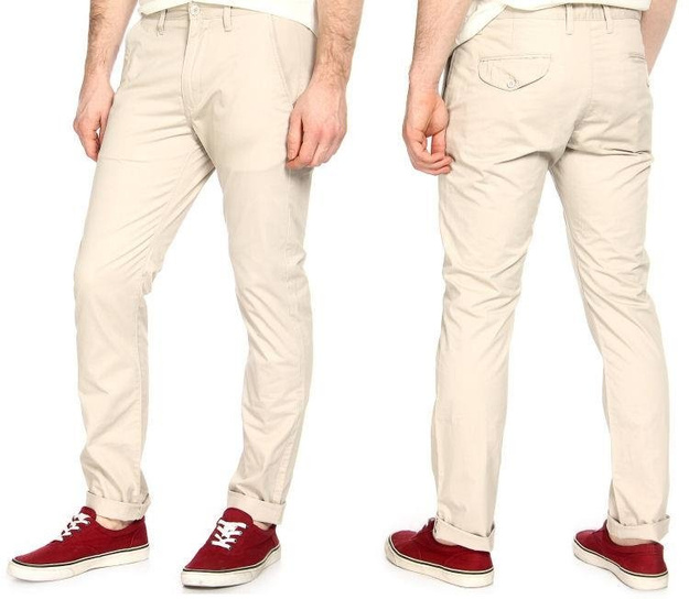 LEE SPODNIE MĘSKIE CHINO CHETEAU GREY L768FT28