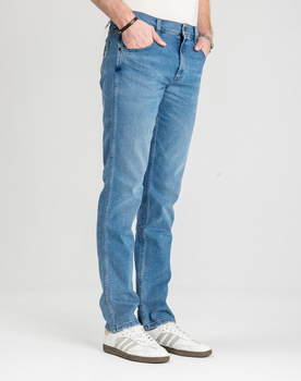 WRANGLER MĘSKIE SPODNIE JEANSOWE WRANGLER GREENSBORO COOL TWIST W15QYLZ70 112330710