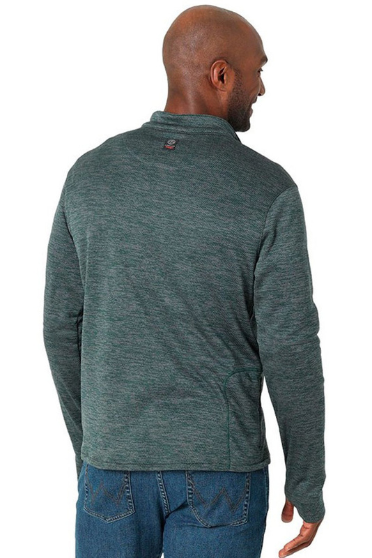 WRANGLER QZ ZIP PULLOVER MĘSKA BLUZA KLASYCZNA W6G1FIG50 112324312