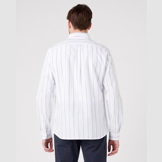 WRANGLER BUTTON DOWN SHIRT MĘSKA KOSZULA MATERIAŁOWA W PASKI W5B1BMX12 112320844
