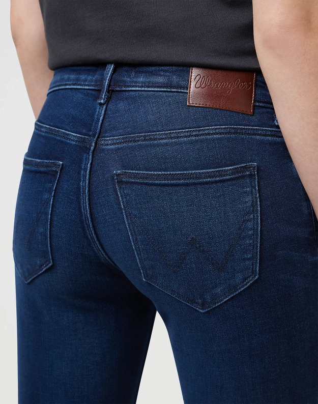 DAMSKIE SPODNIE WRANGLER BOOTCUT NIGHTSHADE 112342797