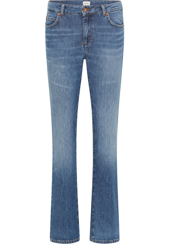MUSTANG Crosby Relaxed Straight Damskie Spodnie Jeansowe Denim Blue 1013594 5000 582