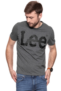 LEE T SHIRT LOGO TEE DARK GREY MELE L62AAI06 112114433
