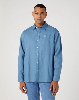 WRANGLER 1 PKT SHIRT MĘSKA KOSZULA JEANSOWA JEANS DŻINS CAPTAINS W5D6LO84Z 112330801