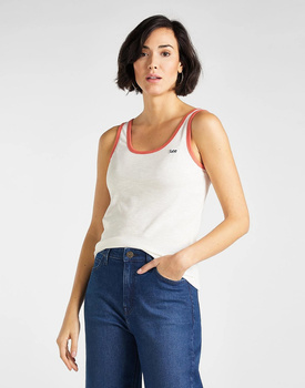 LEE SLIM TANK TOP SLIM FIT DAMSKI BEZRĘKAWNIK CLOUD DANCER L41MFNHA 112109093