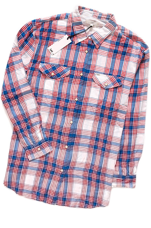 LEE OVERSIZED WESTERN DEEP SEA BLUE L45OKLEG 112110307