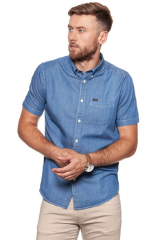 LEE BUTTON DOWN SS MEDIEVAL BLUE TALL L886JO13 112123664