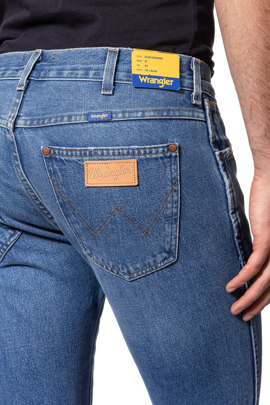 WRANGLER SLIM TAPERED B&Y FLAG BLUE W11SGX122 112126027