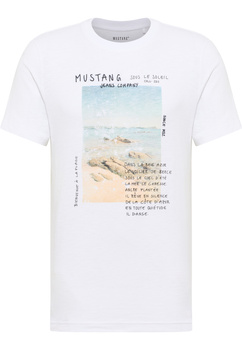 Męski T-Shirt Mustang Style Austin Bright White 1016282 2007