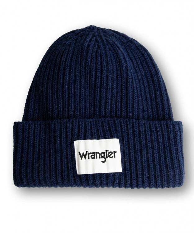 WRANGLER RIB BEANIE MĘSKA CZAPKA ZIMOWA BLUE W0W2UHB51 112321916