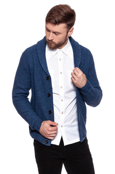 WRANGLER CHUNKY CARDI NAVY W8629P135 112132334