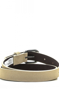 WRANGLER SUEDE BELT DAMSKI PASEK KLASYCZNY WHITECAP BEIGE W0A78USS1