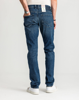 Męskie Spodnie Jeansowe Marvin Straigh Used Mid Stone Blue Denim Proste 1047981 10119