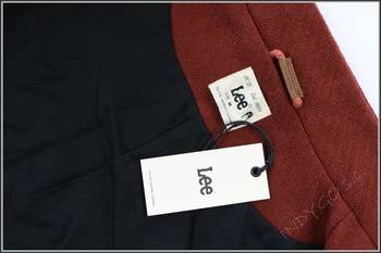 DAMSKI PŁASZCZ LEE WOOL COAT BURNT HENNA L56YVUMU      $    