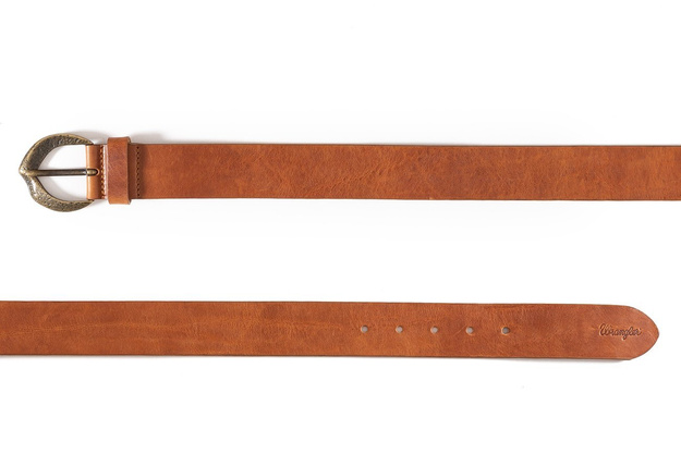WRANGLER WIDE BELT COGNAC W0A81U181