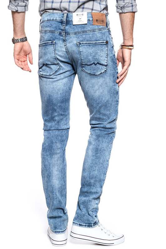 SPODNIE MĘSKIE MUSTANG Jeans Vegas Slim Fit  Light Used Blue 1008321 5000 435
