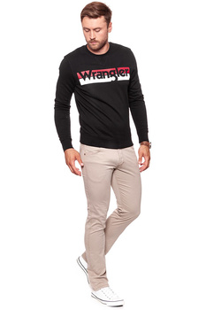 WRANGLER BLUZA LOGO CREW BLACK W6532HY01 112130513