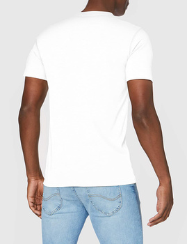 LEE SS TONAL FLOCK LOGO MĘSKI T-SHIRT WHITE L62SFE12 112114822