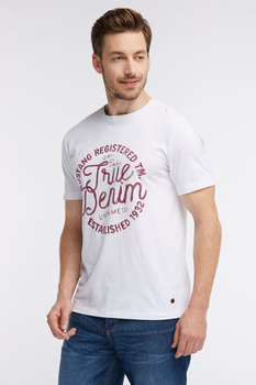 MUSTANG T SHIRT WORDING TEE GENERAL WHITE 1006388 2045 