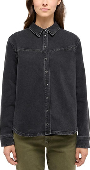 Damska Koszula Jeansowa Mustang Style Shelly Beads Shirt Denim Black 1016011 4000 801