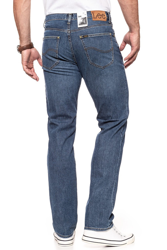 JEANSY MĘSKIE LEE BROOKLYN STRAIGHT MID WASHED L452JJSI 112110148
