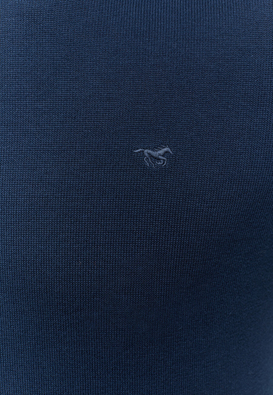 Męski T-shirt MUSTANG Ewen Dress Blues 1014923 5334