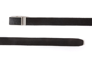 WRANGLER LEATHER BUCKLE BLACK W0B01U101