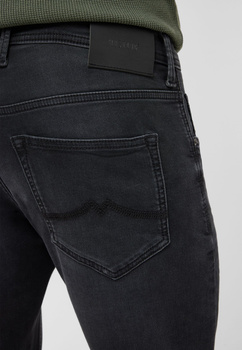 Męskie Spodnie jeansowe Mustang Style Oregon Slim K Denim Black 1017227 4000 883