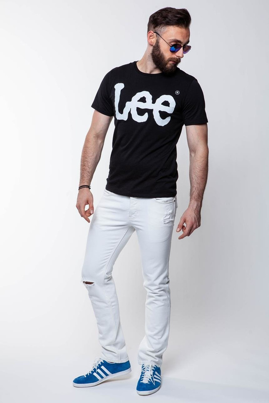 LEE T SHIRT LOGO TEE BLACK L64CAI01