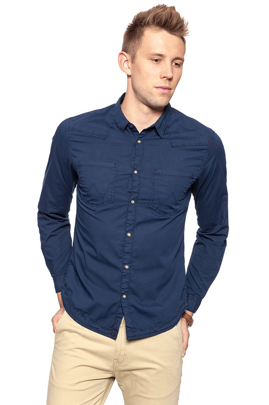 WRANGLER L/S SEASONAL WESTERN MOOD INDIGO W59386S38