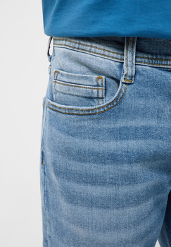 Męskie Spodnie Jeansowe Mustang Style Oregon Slim Denim Blue 1017433 5000 583