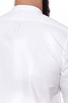 LEE BANDCOLLAR SHIRT WHITE CANVAS L67JITRR