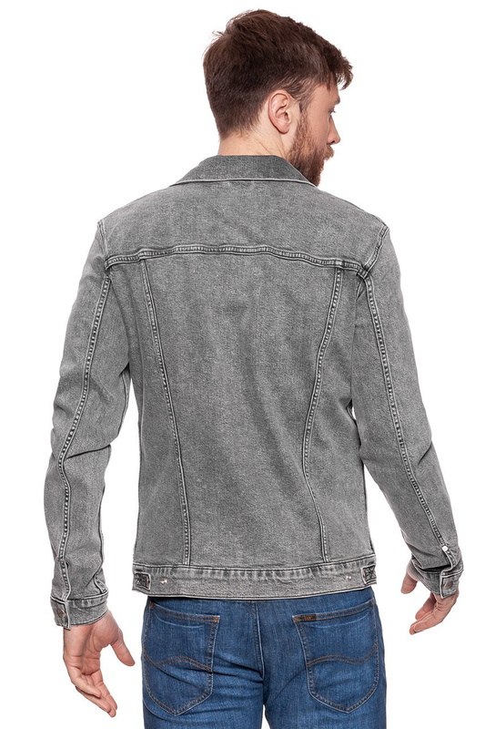 WRANGLER REGULAR JACKET BLEACHED BLACK W443RA24P 112128871
