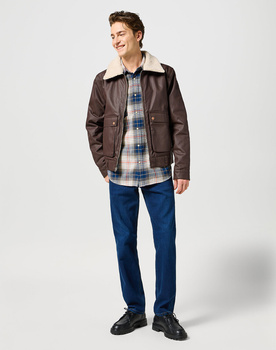 WRANGLER MĘSKIE SPODNIE JEANSOWE GREENSBORO SUNSET RINSE 112357414 W15Q008820