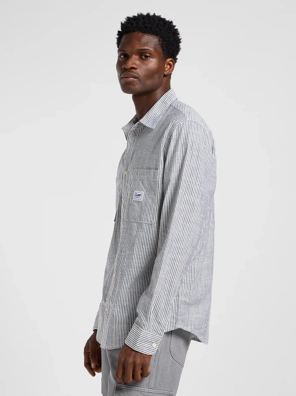 MESKA KOSZULA LEE WORKWEAR SHIRT 2.0 ECRU 112364149