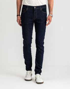 Męskie Spodnie Jeansowe MUSTANG Frisco Skinny Denim Blue 1016417 5000 940