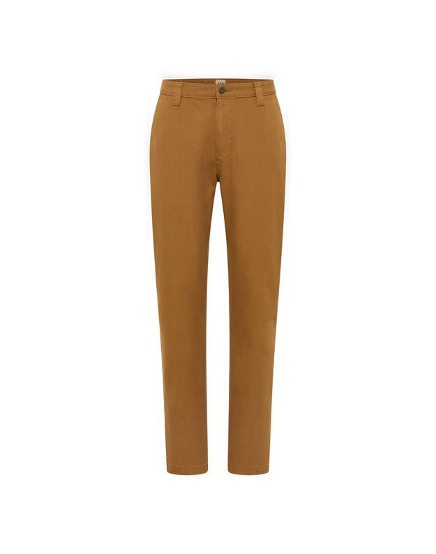 MESKIE SPODNIE MATERIALOWE LEE RELAXED WORKWEAR CHINO GLAZED GINGER 112355784