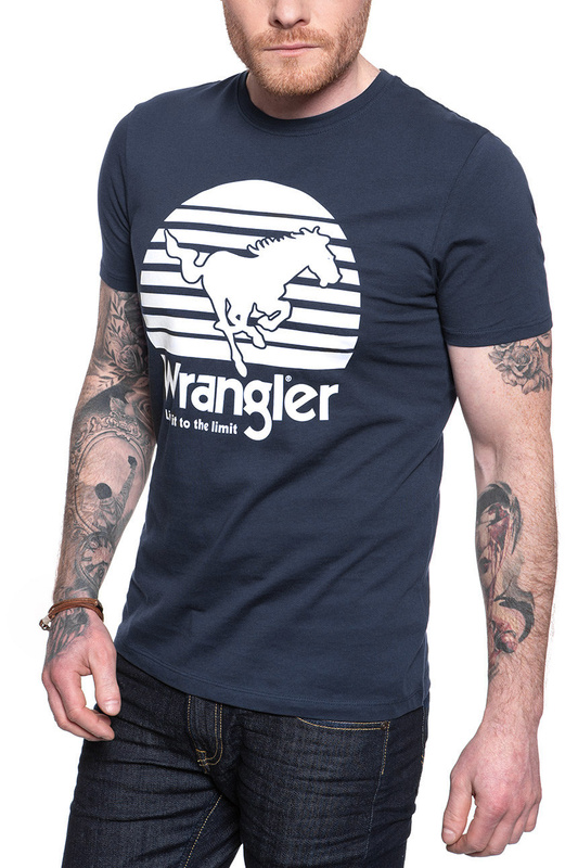 WRANGLER T SHIRT SS HORSE TEE DARK NAVY W7G1D3XAE 112131825