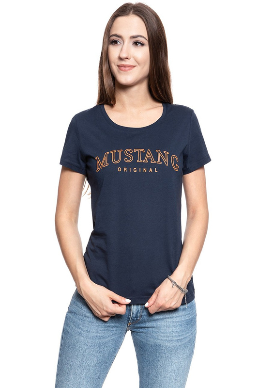 MUSTANG T SHIRT DAMSKI Alexia C Print DARK SAPPHIRE 1008380 4136