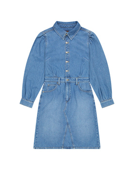 DAMSKA SUKIENKA JEANSOWA LEE LONG SLEEVE DRESS FINE BLUE 112370996