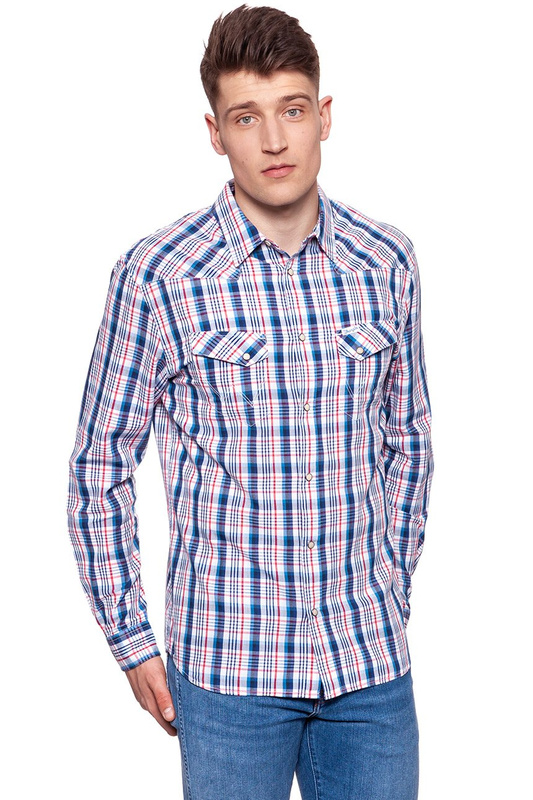 WRANGLER L/S HERITGE WESTERN WHITE W57794M12
