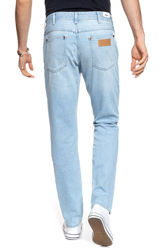WRANGLER SPODNIE MĘSKIE SLIDER BLEACHED RIPPED W18RBG12C 112127365