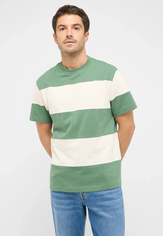 Męski T-Shirt Mustang Style Alvarado Dark Ivy 1016277 6326