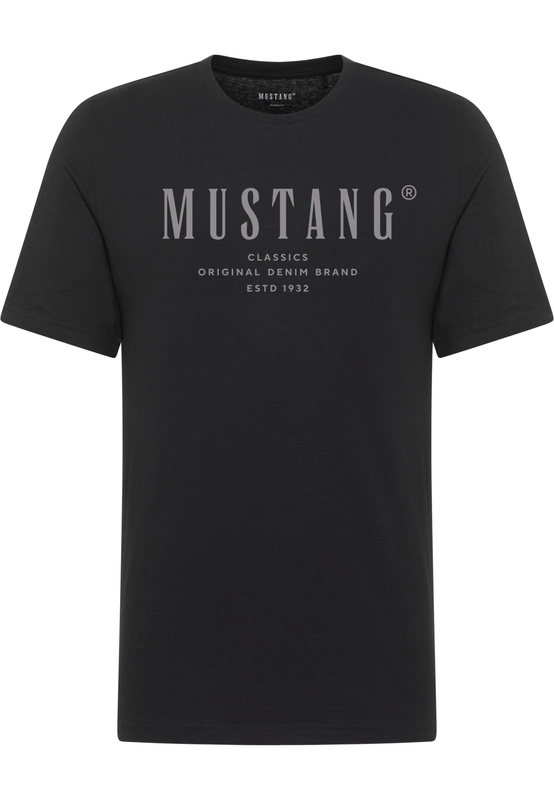 Męski T-Shirt Mustang Style Alex Black 1017329 4142