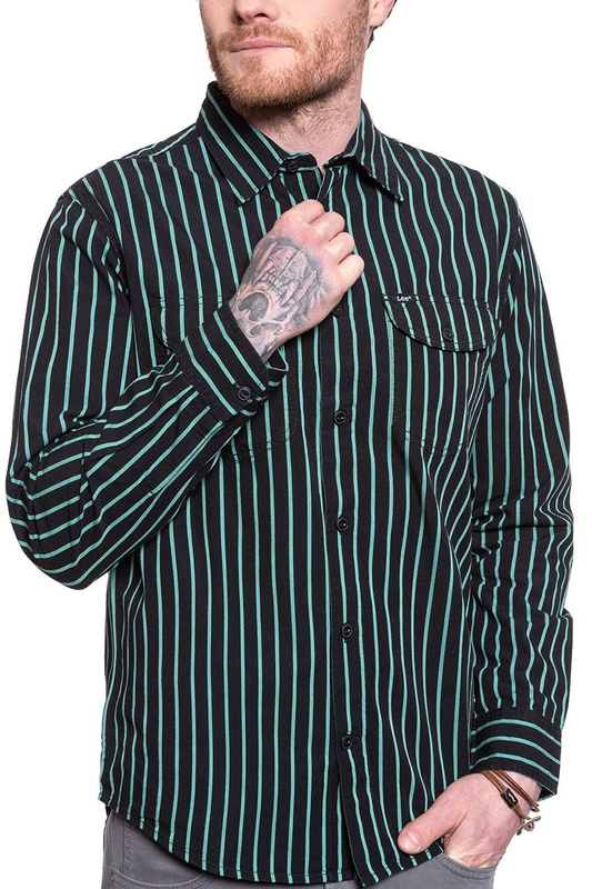 LEE LEE WORKER SHIRT BLACK L68HBG01 112117113