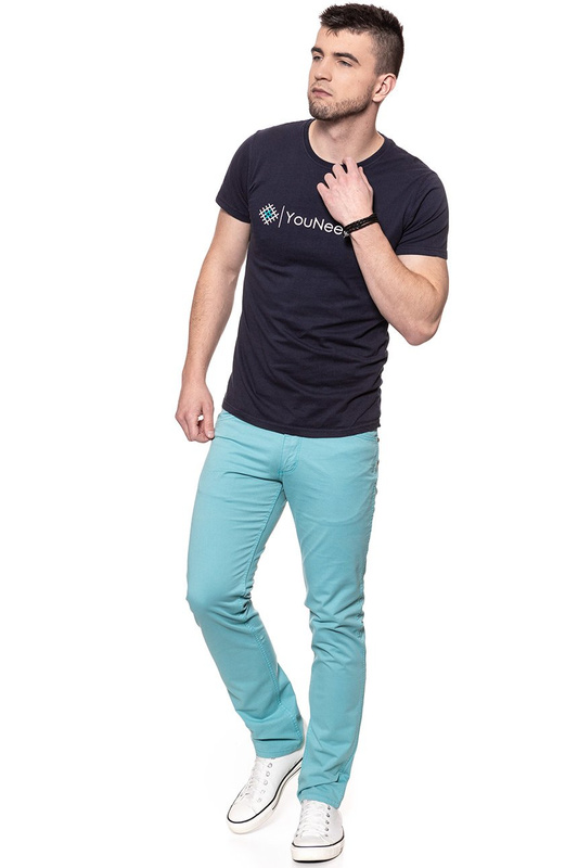 WRANGLER SPODNIE MĘSKIE GREENSBORO DUSTY TURQUOISE W15QRU25T 112127057